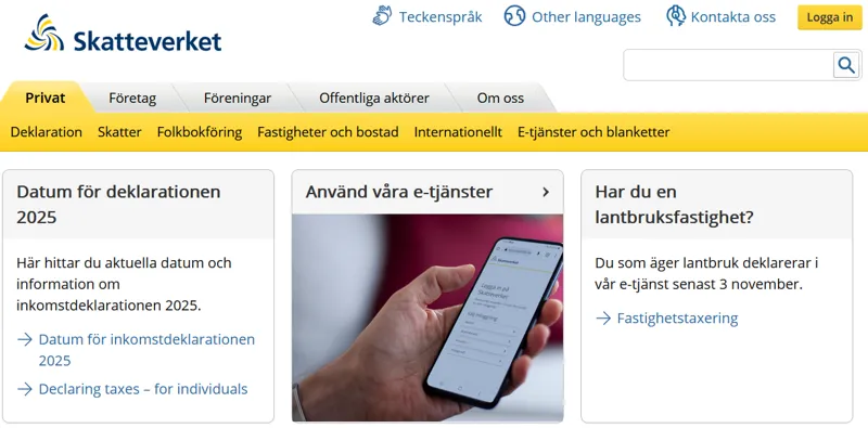Skatt och deklaration när du flyttar